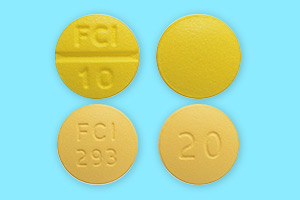 タダラフィル錠10mgCI/20mgCI「FCI」の錠剤