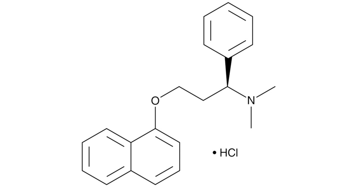 ダポキセチン塩酸塩の構造式
