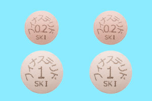 フィナステリド錠0.2mg/1mg「SKI」の錠剤