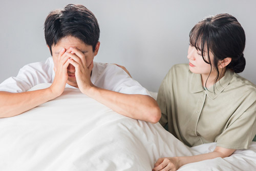 性嫌悪症の男性